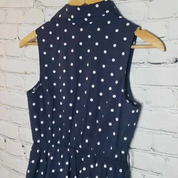 Bailey Blue and White Polka Dot Dress - Picture 9 of 10